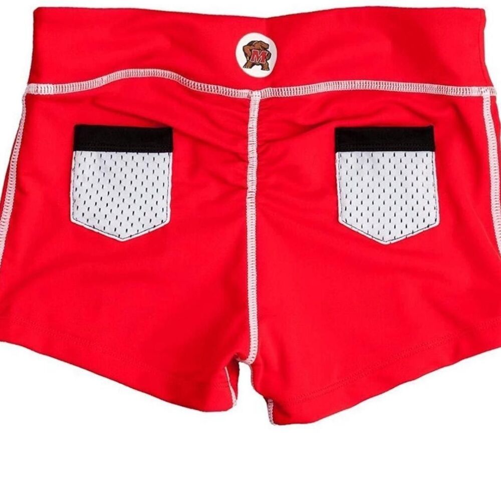 Unbranded Women's Red Shorts Maryland university